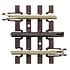 Atlas O gauge 3-Rail 1.75" straight track 4 pieces to a package 6052