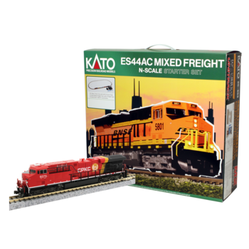 Kato Trains Kato N Scale CPKC ES44AC Starter Set # 106-0027