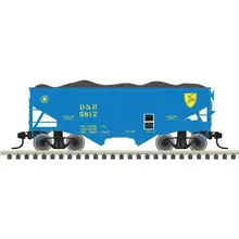 Atlas N scale D&H #4847 55T Fishbelly Hopper w/ load 50007213