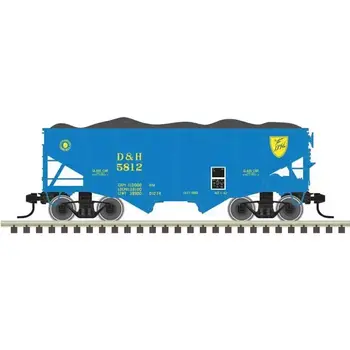 Atlas N scale D&H #4847 55T Fishbelly Hopper w/ load 50007213