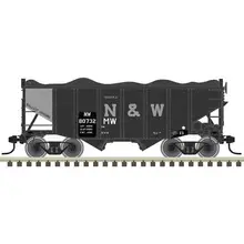 Atlas N scale N&W #80740 55T Fishbelly Hopper w/ load 50007230
