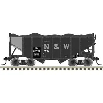 Atlas N scale N&W #80740 55T Fishbelly Hopper w/ load 50007230