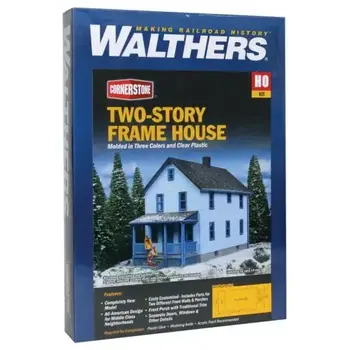 Walthers HO Two-story frame House Kit # 933-3786