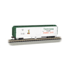 Bachmann N scale Tropicana 50' Steel Reefer 17954