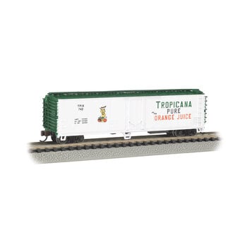 Bachmann N scale Tropicana 50' Steel Reefer 17954