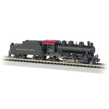 Bachmann N scale PRR #2765 2-6-2 Prairie Steam DC 51553