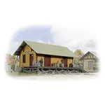 Walthers  HO Golden Valley Freight House Kit # 933-3533