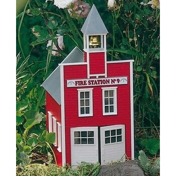 Piko G Scale Pre- Owned Fire Station No.9 Building Kit # 62214