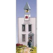 Piko G scale Little white School house Building Kit # 62215