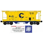 Ready Made Trains Ready Made Trains O gauge Chessie B&O 2 Bay Covered hopper car RMT-86304-2
