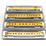Kato Trains Kato N scale UP Smoothside 4 car passenger set B 106-1055