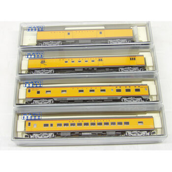 Kato Trains Kato N scale UP Smoothside 4 car passenger set A 106-1054