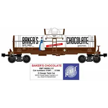 Ready Made Trains Ready Made Trains O Bakers Chocolate Single dome tank car 96899112