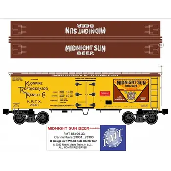 Ready Made Trains Ready Made Trains O Alaska Midnight Sun Beer 36' woodside Reefer 86199-33