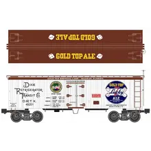 Ready Made Trains Ready Made Trains O Gold Top Beer 36' woodside Reefer 86199-178