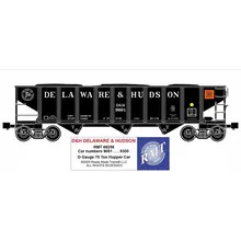Ready Made Trains Ready Made Trains O gauge D & H 3-Bay hopper 66256