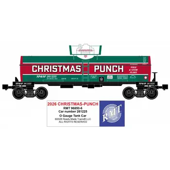 Ready Made Trains Ready Made Trains O Christmas Punch Single dome Tank Car 96850-6