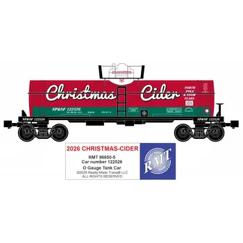 Ready Made Trains Ready Made Trains O Christmas Cider Single dome Tank Car 96850-5