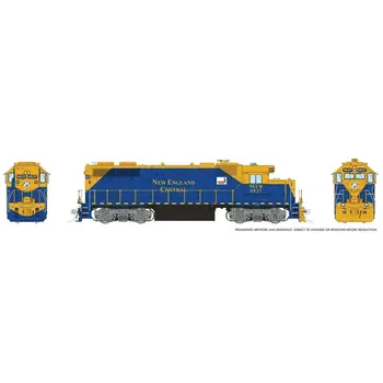 Rapido HO scale NE Central #9549 EMD GP38 diesel engine DCC, snd 38571