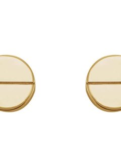 14kt Gold Circle Earrings 5mm