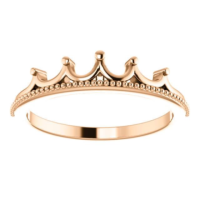 Crown ring 14k on sale gold