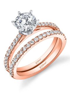 LC5250 Rose Gold Prong Setting