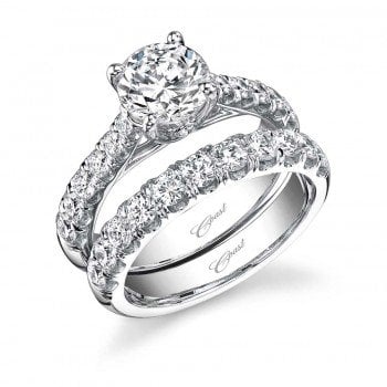 Coast LZ5001H | Tapered diamond engagement ring setting - Freedman