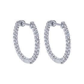 Diamond Hoop Earrings EG10861
