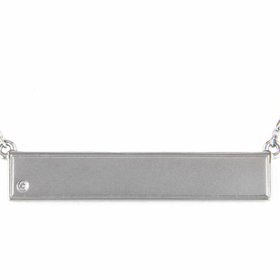 N0952SL silver bar necklace