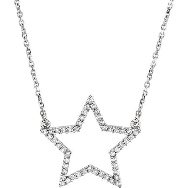 Buy Sparkling Star Gold-Diamond Necklace For Women | Online - Branta –  Brantashop