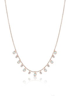 14kt Rose Gold Opal Layering Necklace