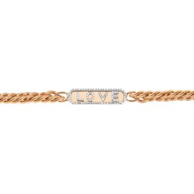 Chunky Chain Love Bracelet