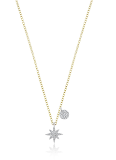 N11967 Starburst Diamond Necklace