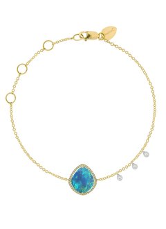Opal Yellow Gold Bracelet
