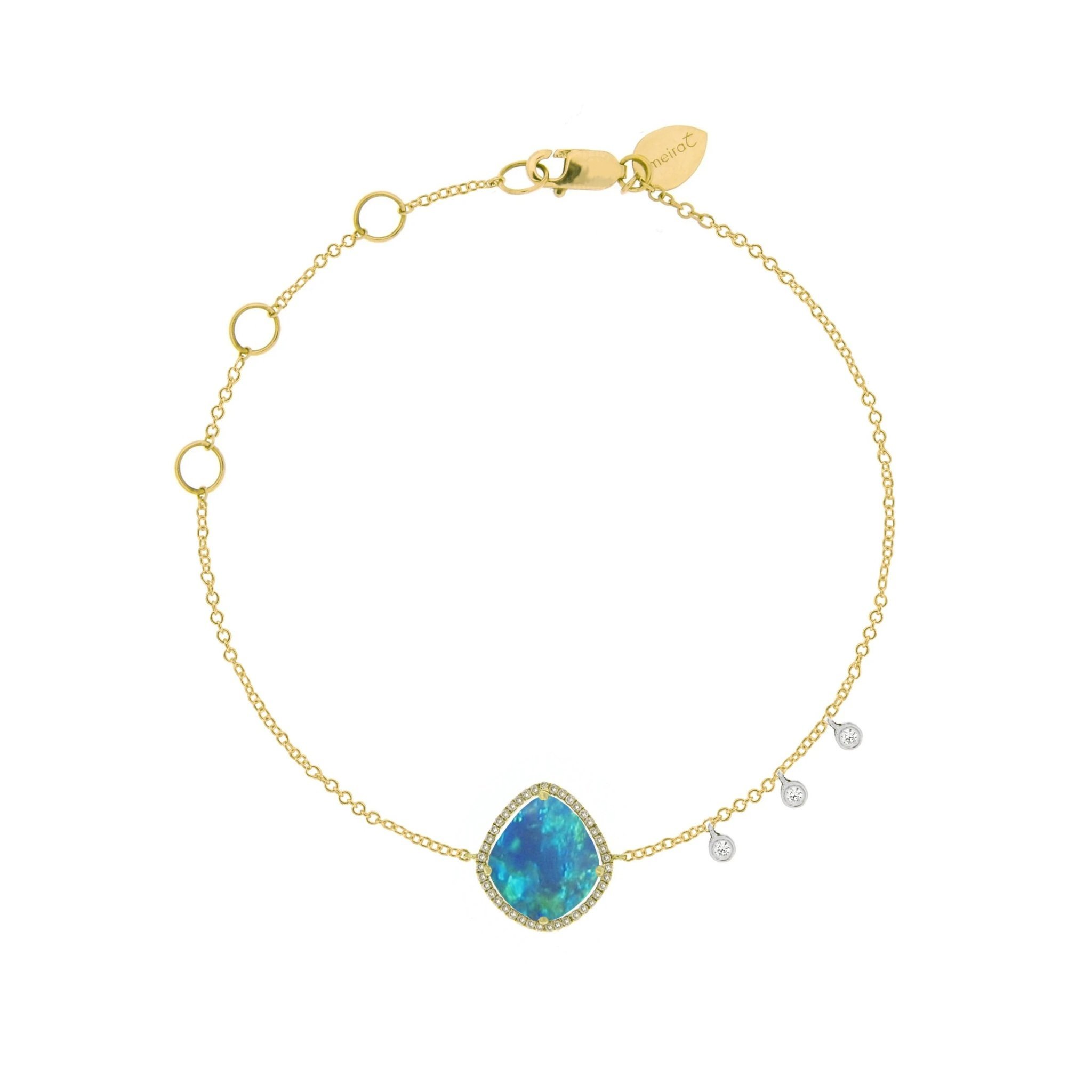 Opal Yellow Gold Bracelet