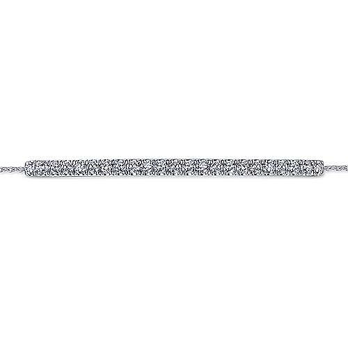 Gabriel & Co TB4216 Diamond Bar Bracelet