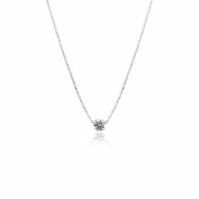 14kt Gold Drilled Diamond Necklace 0.30 carat