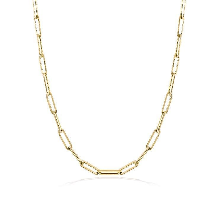 Meira T 14kt Yellow Gold Paperclip Layering Necklace