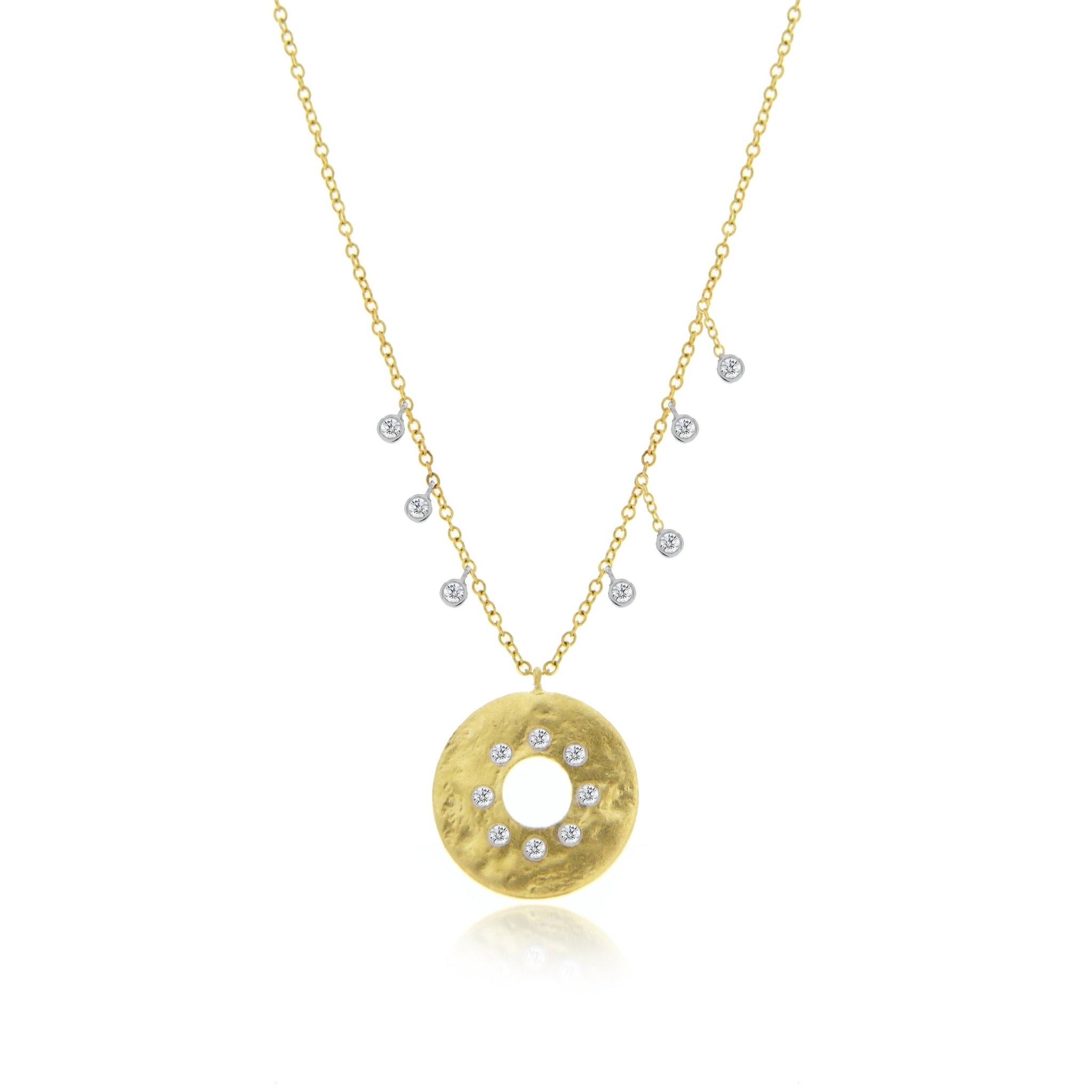 14K Gold Disc Link Necklace - Designer Necklaces - Jo Nayor Designs – The  Ear Stylist by Jo Nayor