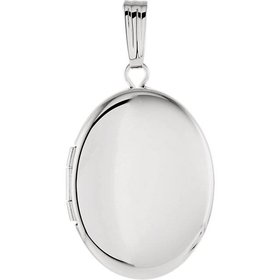 84923 sterling silver oval locket