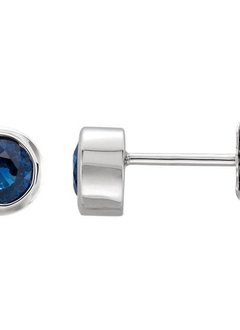61086 Sapphire Stud Earrings