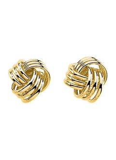 14kt Yellow Gold Knot Earrings