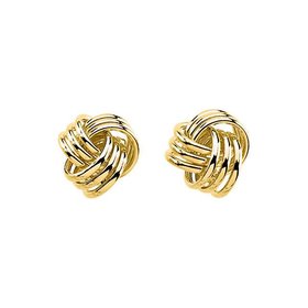 14kt Yellow Gold Knot Earrings