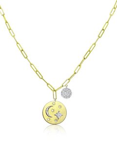 Celestial Medal Necklace