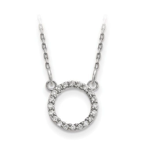 XP5027 diamond circle necklace