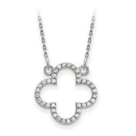 XP5050 Diamond Quatrefoil necklace