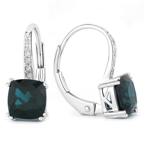 Madison L E1033 Lab Created Alexandrite Drop earrings