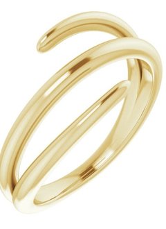 52350 14kt Gold Free Form Ring