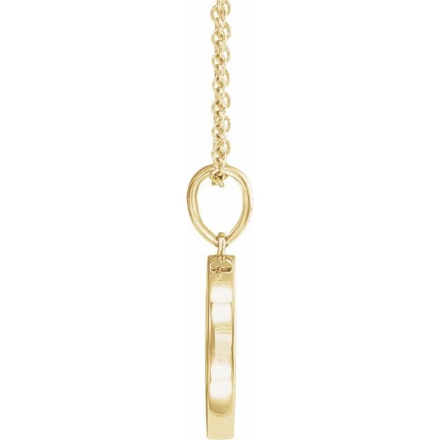 Stuller 14kt Yellow Gold Petite Celestial Gemstone Necklace