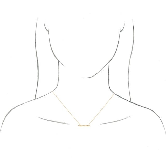 Stuller 14kt Gold Mama Necklace